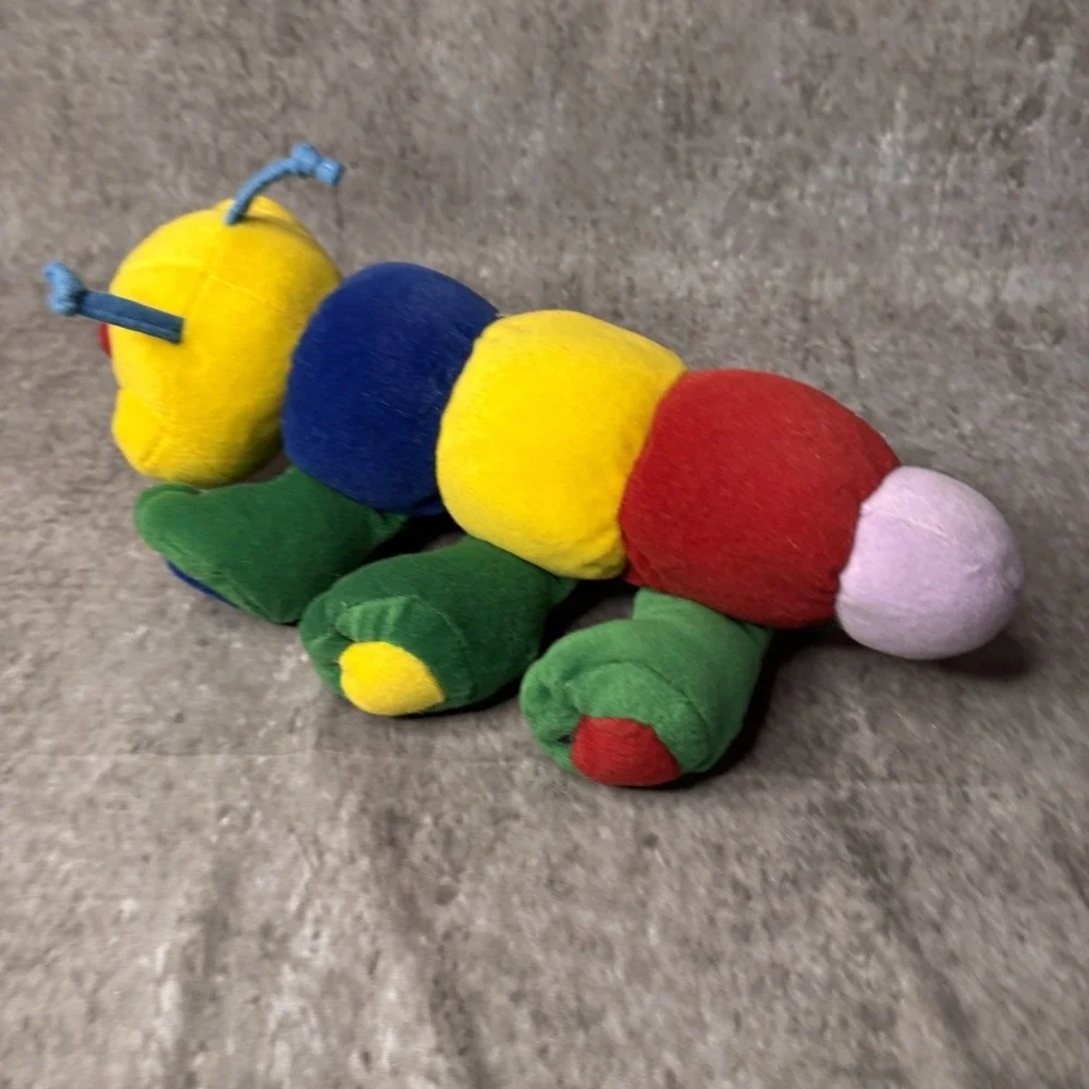 Vintage 1994 Plush Creations Caterpillar Baby Einstein Style HTF Stuffed Animal